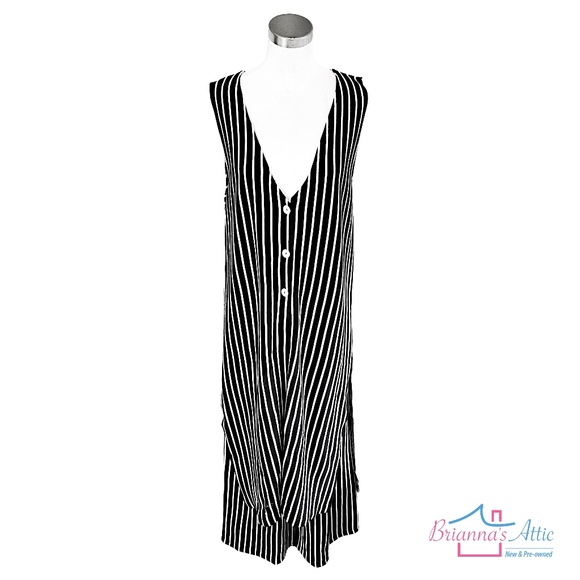 Jones New York women's black & white stripped cotton pant and blouse Size L - Picture 4 of 13